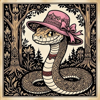 Винтажная гремучка🐍